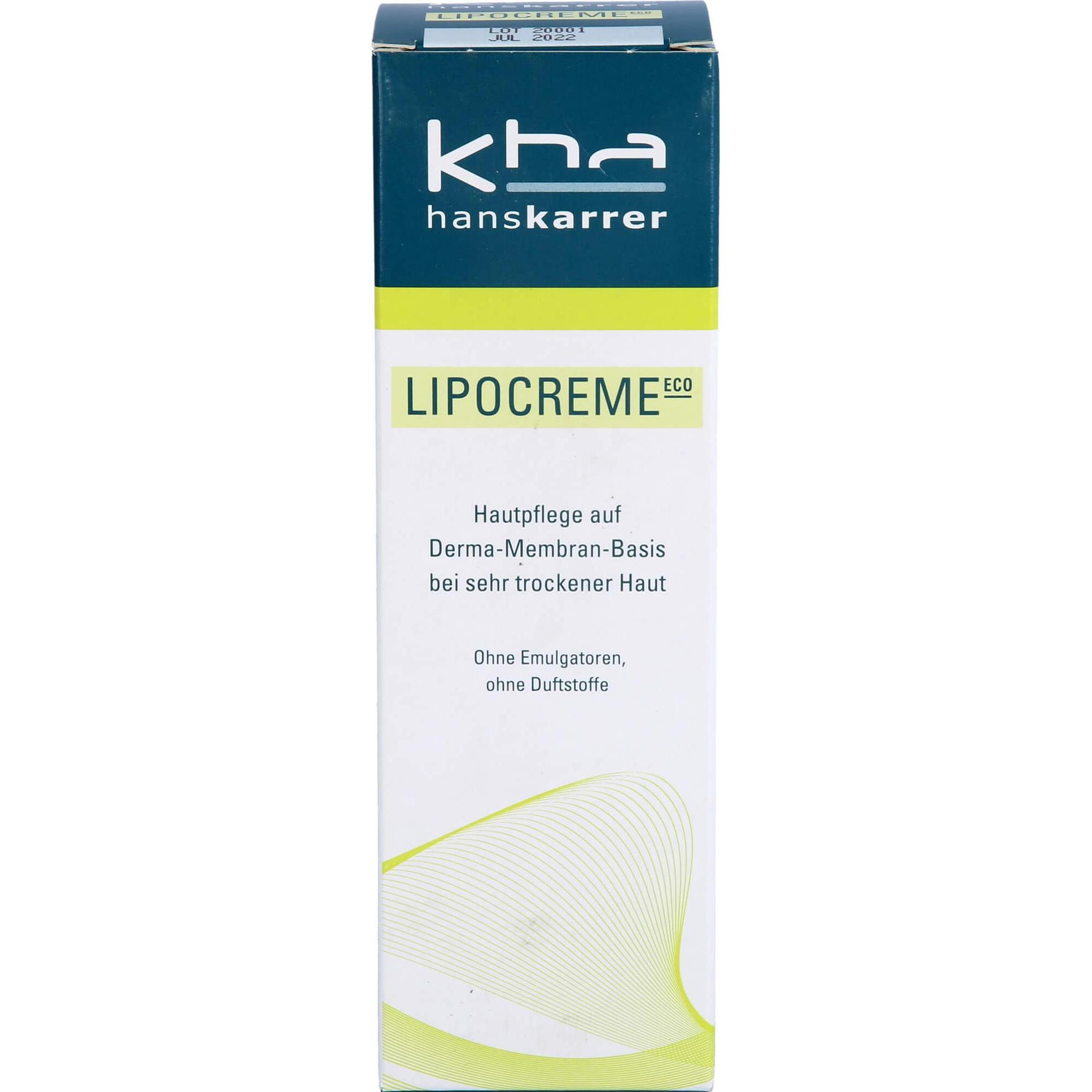 Thumbnail - Hans Karrer, Bodylotion, Lipocreme ECO, 100 ml CRE (Körpercreme, 100 ml)