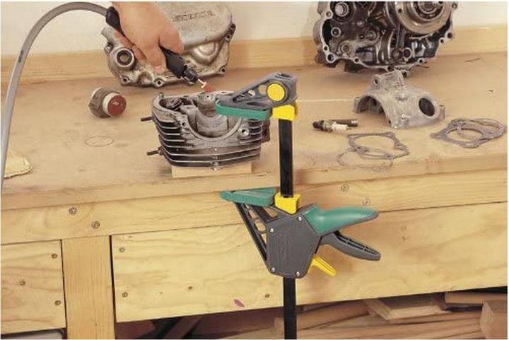 Productafbeelding wolfcraft 1 EHZ - Eenhandsklem PRO 100/915mm (915 mm)