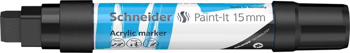 Produktbild Schneider Acrylmarker Paint-It 330 15mm schwarz (Schwarz, 15 mm, 1 x)