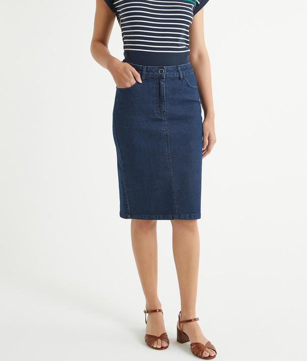 Image du produit Anne Weyburn Jupe en jean en denim stretch (38)