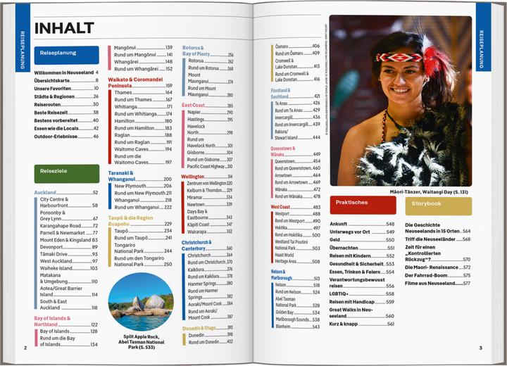 Immagine prodotto Reiseführer Neuseeland (Tedesco, Nicole Mudgway, Catherine Le Nevez, Craig McLachlan, Consiglio Atkinson, Peter Dragicevich, Elen Turner, Rawinia Parata, Roxanne de Bruyn, 2023)