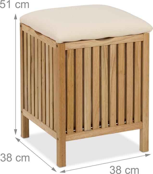 Actual product image Relaxdays Storage Stool (30 l)