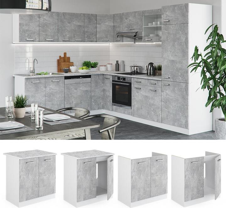 Produktbild Vicco Spülenunterschrank R-Line (80 x 60 x 81.5 cm)