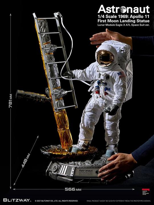Produktbild Blitzway Apollo 11 LM-5 A7L Astronaut 1/4 Superb Scale Hybrid Statue