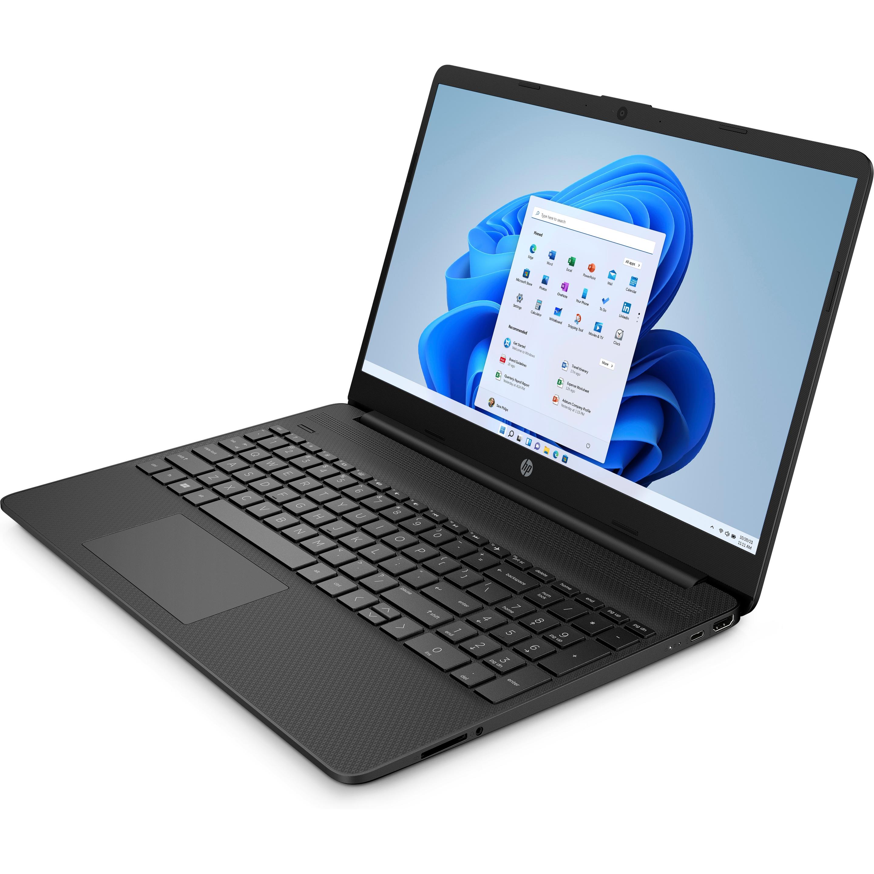 HP 15s-fq0015ng (15.60", Intel Celeron N4120, 8 GB, 256 GB, DE), Notebook, Grau
