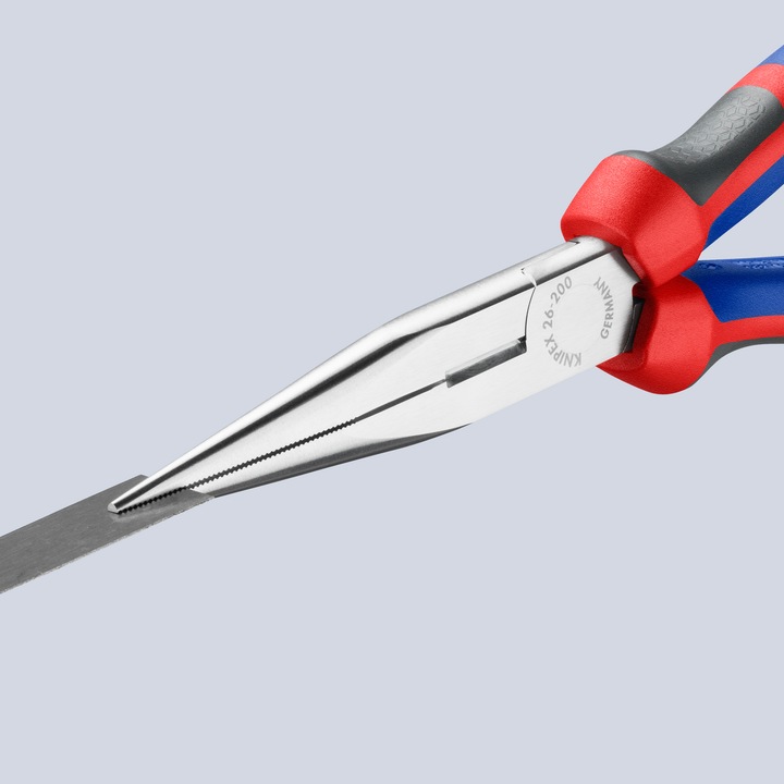 Produktbild Knipex Flachrundzange mit Schneide (200 mm)