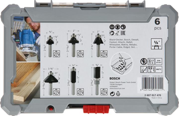 Immagine prodotto Bosch Professional Zubehör Set di frese per bordi