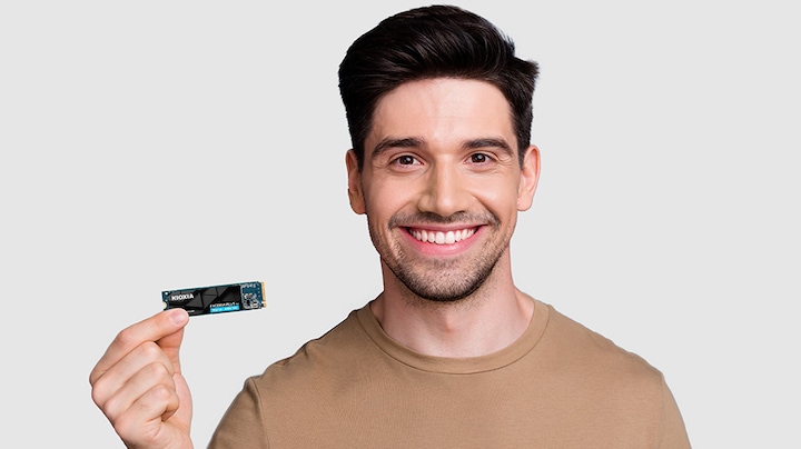 Actual product image Kioxia Exceria Plus G4 (1000 GB, M.2 2280)