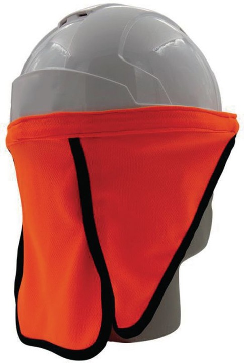 Actual product image Thomi Neck protection fluorescent orange