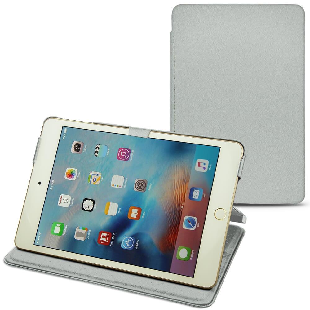 Noreve Lederschutzhülle horizontal (IPad Mini 4), Tablet Hülle, Grau