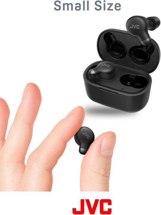 Actual product image JVC HAZ250T Noise Cancelling Bluetooth Wireless Memory Foam Earbuds Black (ANC, 8 h, Wireless)
