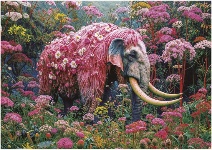 Immagine prodotto Educa Puzzle Blumen-Elefant 500 dls (500 pezzi)
