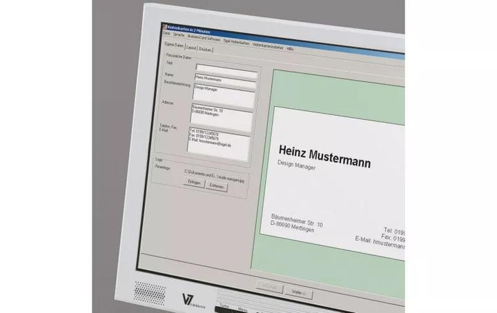 Actual product image Sigel Business cards 3C (190 g/m², 400 x, A4)