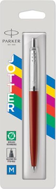 Actual product image Parker Ballpoint pen JOTTER Originals C.C. M Blist (Stainless steel, Red, 1 x)