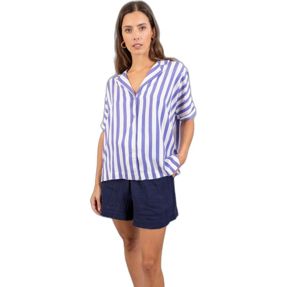 Bizance, Damen, Hemd, daenhed gogo, Blau, (M)