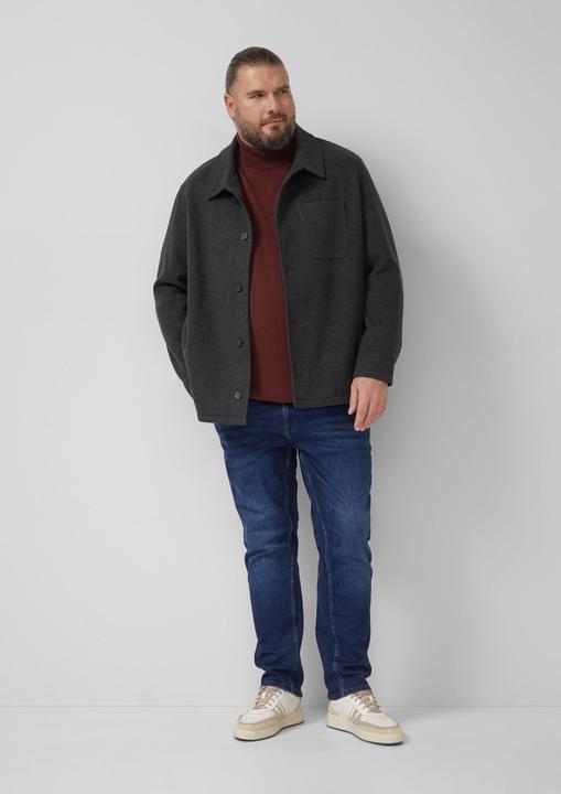 Produktbild s.Oliver Strickpullover Rollkragenpullover aus Baumwolle (XXL)