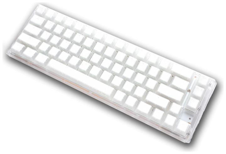 Produktbild Ducky One 3 Aura White SF Gaming Tastatur, RGB LED - MX-Brown (US) (US, Kabelgebunden)