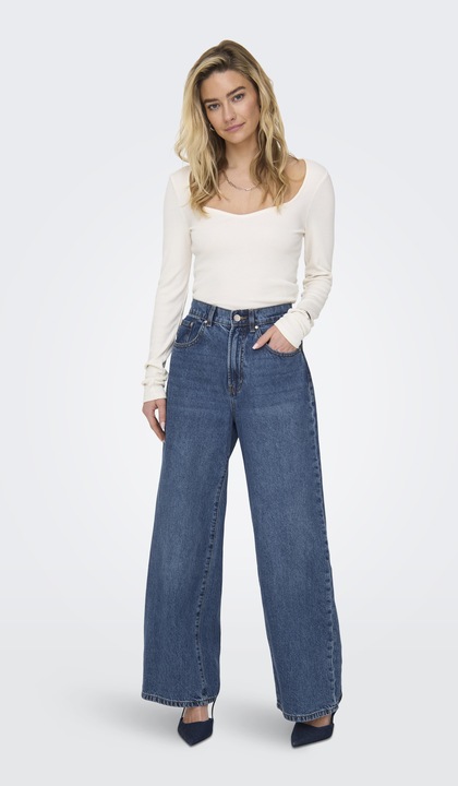 Actual product image Only ONLHope Life Ex HW Wide Straight Fit Jeans (W32/L32)