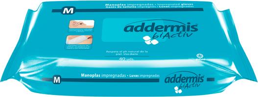 Produktbild Addermis Biactiv Waschhandschuhe feucht (40 x)