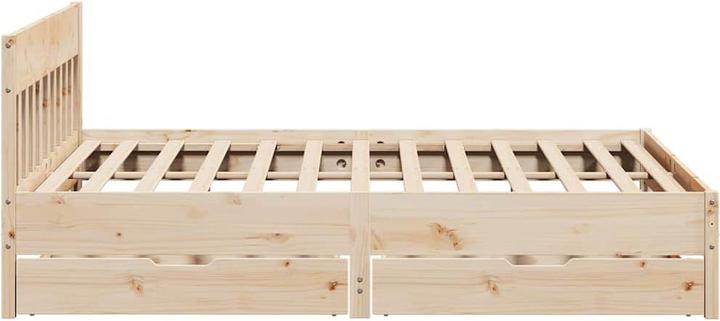 Actual product image vidaXL Bed without mattress 180x200 (180 x 200 cm)