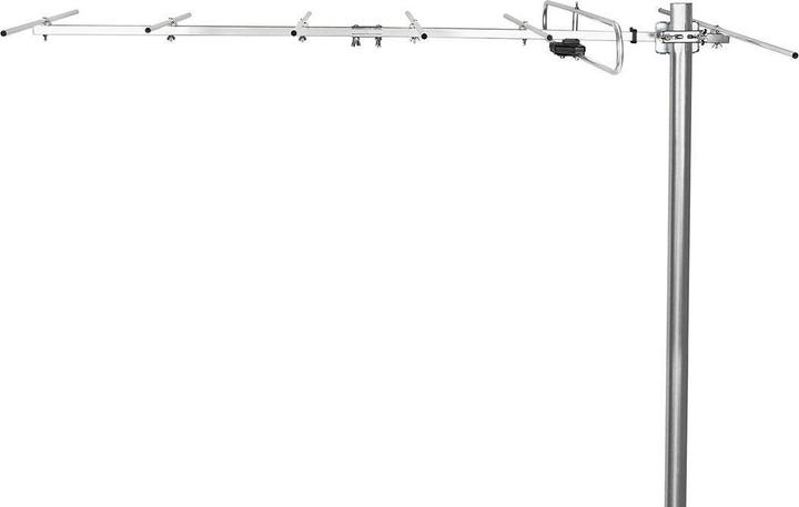 Actual product image Nedis TV antenna - Max. 13dB gain - VHF: 174-230 MHz - 50km range - for outdoor use (Parabolic antenna, 13 dB, UKW / MW / LW)