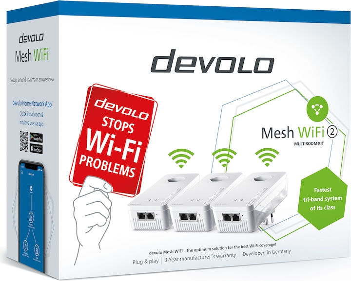 Produktbild Devolo Mesh WiFi 2 Multiroom Kit (2400 Mbit/s)