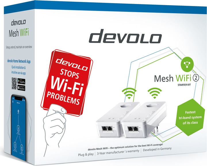 Productafbeelding Devolo Mesh WiFi 2 Starter Kit (2400 Mbit/s)
