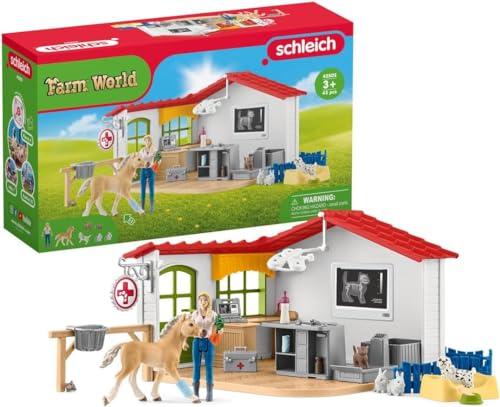 Produktbild Schleich Tierarzt-Praxis mit Haustieren