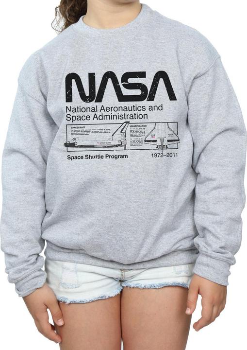 Immagine prodotto Nasa Classic Space Shuttle Felpa Ragazze (152, 158)