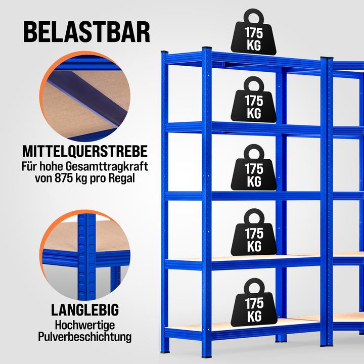 Produktbild Monzana Schwerlastregal Eckregal