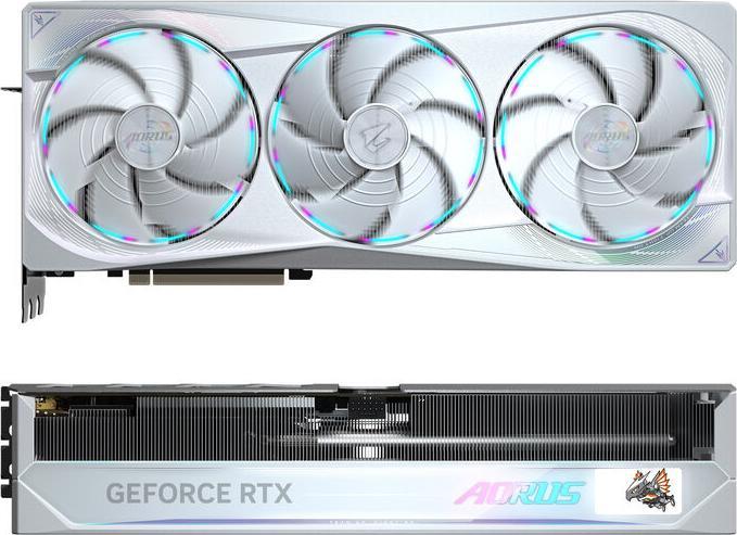Actual product image Gigabyte AORUS GeForce RTX 5080 MASTER ICE (16 GB)