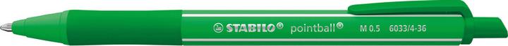 Produktbild STABILO Kugelschreiber Pointball (Blau, Grün, Rot, Schwarz, 4x)