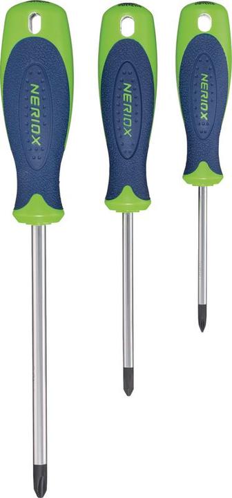 Actual product image Neriox Screwdriver set Phillips 3-pc (Phillipps cross recess (PH))