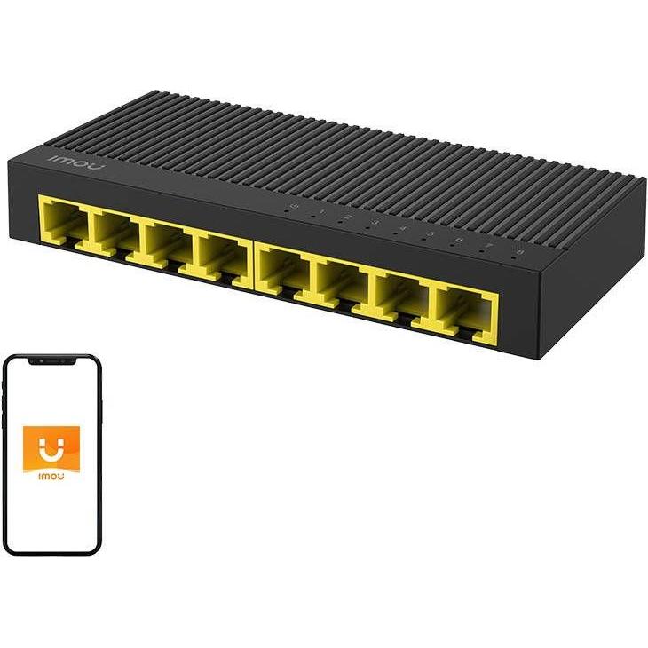 Imou Switch LAN 8-portowy SG108C (8 Ports), Netzwerk Switch