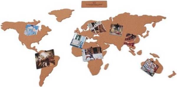 Produktbild Luckies Corkboard Map (100 x 45.5 cm)