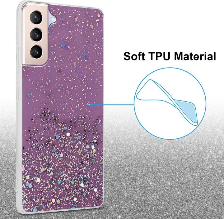 Immagine prodotto Cadorabo Copertura in TPU scintillante (Samsung Galaxy S21+)