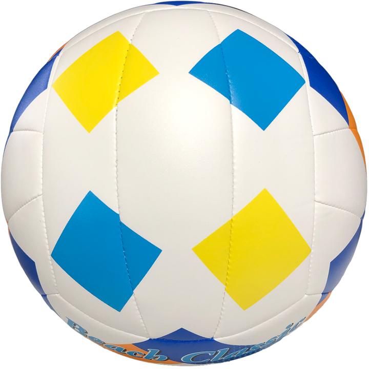 Actual product image Mikasa Piłka siatkowa plażowa Beach Classic biało-niebiesko-żółta BV543C-VXA-Y (5) (5)