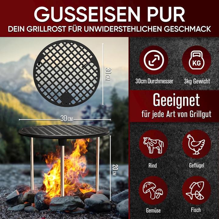 Actual product image Gusskönig Grillrost