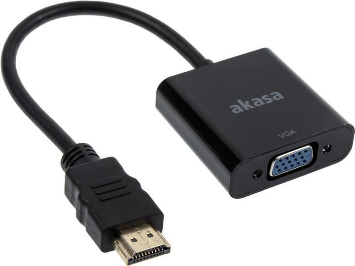 Actual product image Akasa HDMI (Typ A) — VGA (HDMI, VGA, 20 cm)