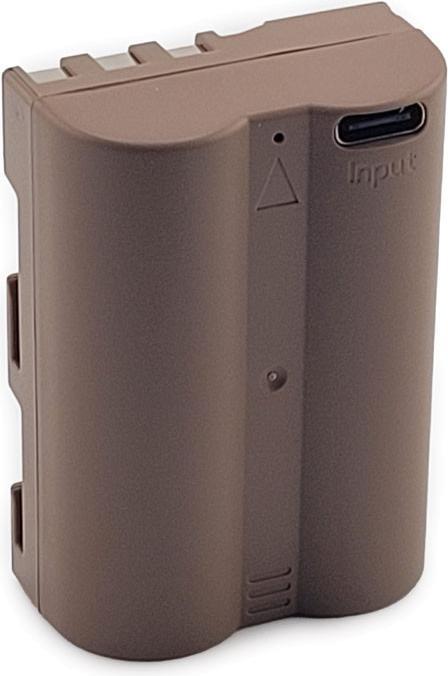 Produktbild Acconic Akku mit USB-C Input für Nikon D700 D300 D200 D100 D80 D70 D50 EN-EL3e PTC (Akku)