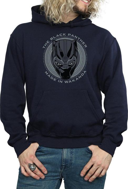 Immagine prodotto Black Made In Wakanda Felpa con Cappuccio Uomo (L)