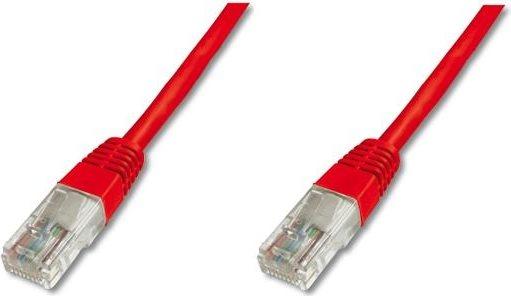 Produktbild Digitus CAT5e U-UTP Patchk.,3m, Rot (U/UTP, CAT5e, 3 m)