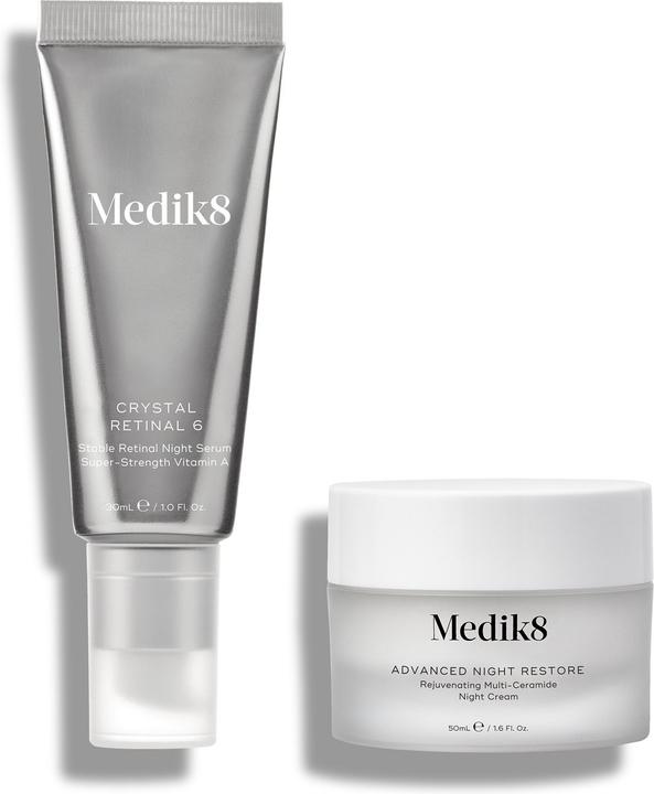 Produktbild Medik8 The Night Shift Crystal Retinal 6 30ml und Advanced Night Restore 50ml (60 ml)