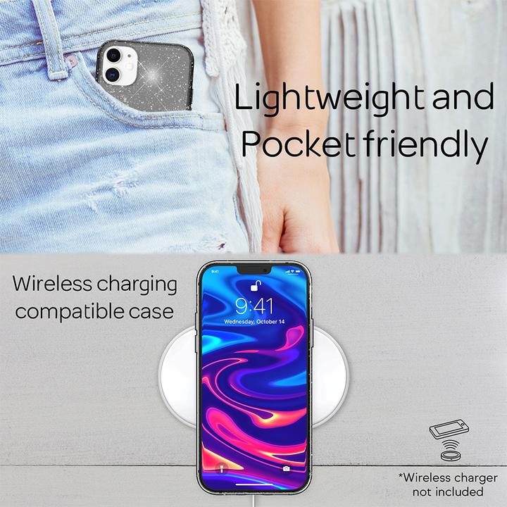 Image du produit Nalia Coque Paillettes (Apple iPhone 12 Pro, Apple iPhone 12)