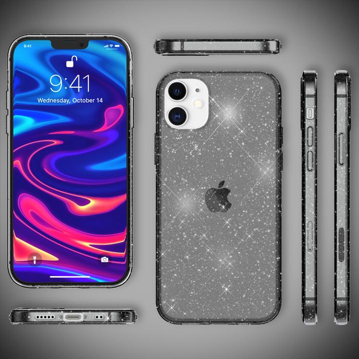 Produktbild Nalia Glitzer Handyhülle (Apple iPhone 12 mini)