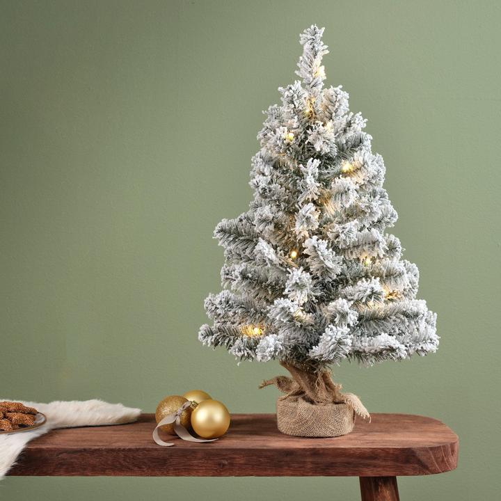 Produktbild Lumineo Weihnachtsbaum Imperial Verschneit Ø 30 x 45 cm Kunststoff Mini MicroLED (45 cm)