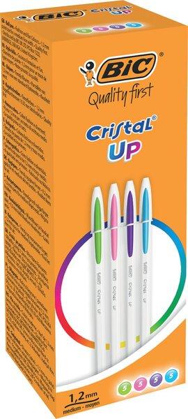 Immagine prodotto Bic Biro Cristal Up Fashion, assortite, confezione da 20 pezzi (20x)