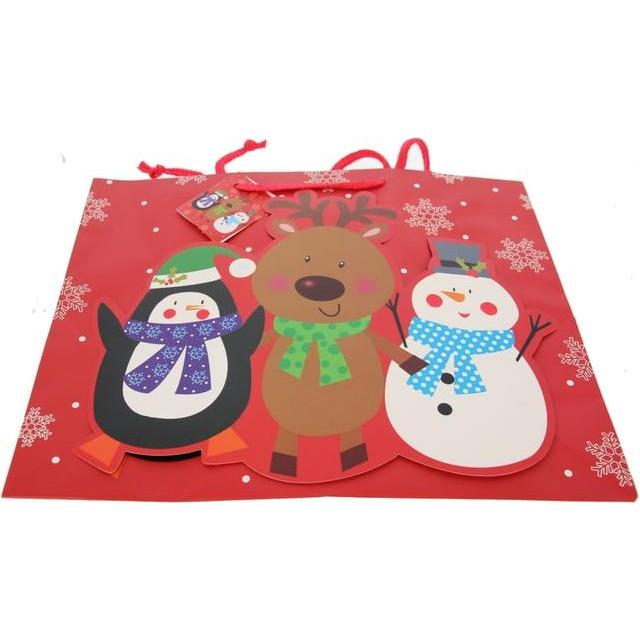 MICA Living, Geschenkverpackung, Geschenktasche Figuren - ca. 26 x 32 x 12,5 cm (Geschenktüte, 1 x)