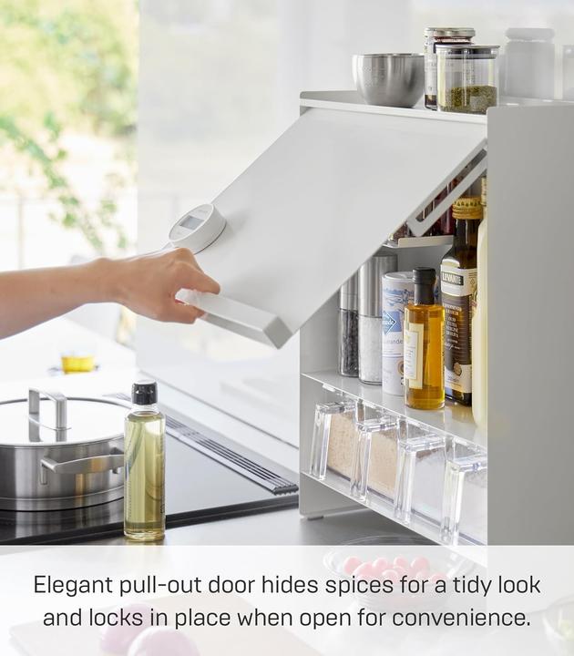 Actual product image Yamazaki 3-tier TOWER spice rack