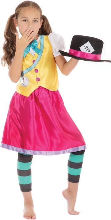 Actual product image Bristol Novelty Girl Mad Hatter costume (L)